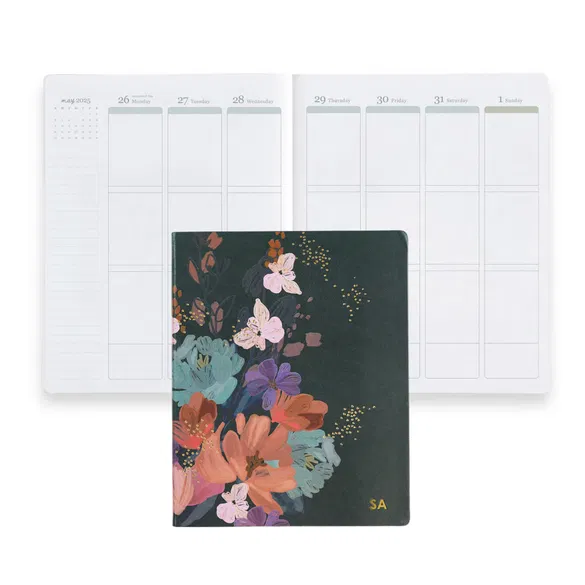 Bold Blooms 8x10 Softbound LifePlanner™ - Vertical Jan 25' to Dec 25'