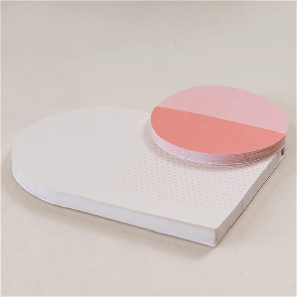 Terra Neutral Eco Friendly Sticky Notepad Shapes 3-Pack
