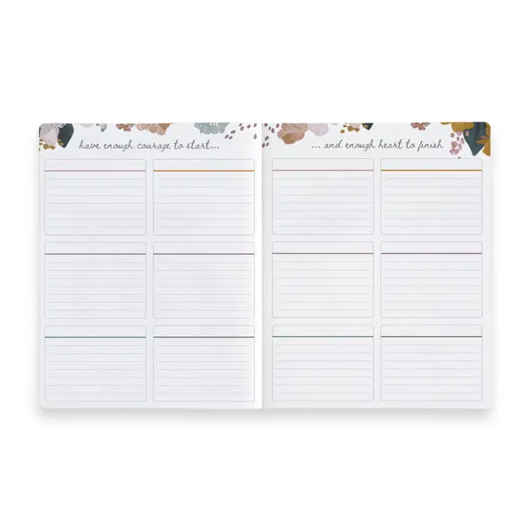 Bold Blooms 8x10 Softbound LifePlanner™ - Vertical Jan 25' to Dec 25'