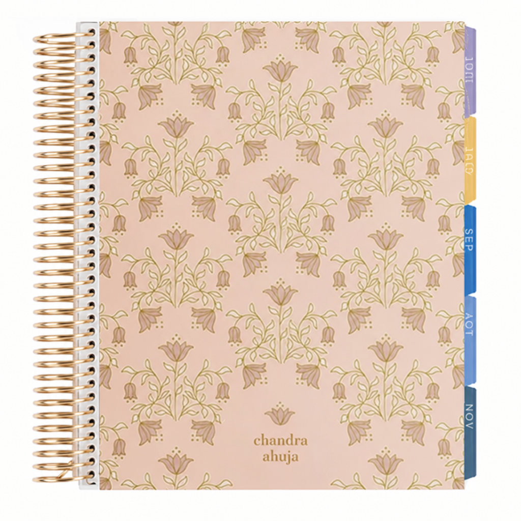 **SPECIAL ORDER** Toile Motif Cherry Blossom Monthly Planner - Jan '27 to Dec '27