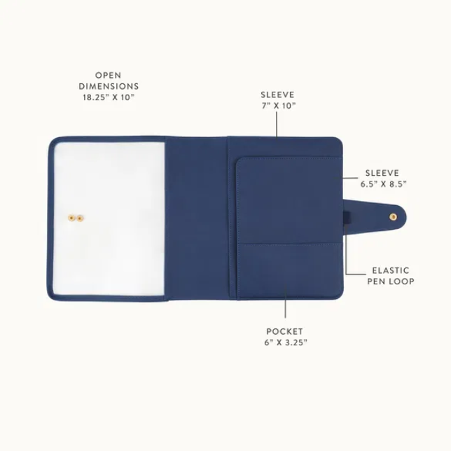 Midnight Clear Planner Folio