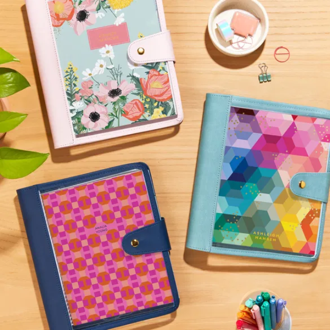 Coming Soon - Blush Clear Planner Folio