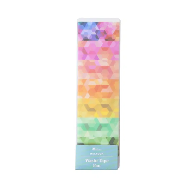 Hexagon Washi Tape Fan