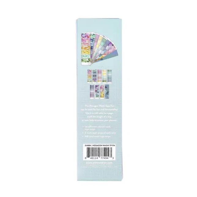 Hexagon Washi Tape Fan