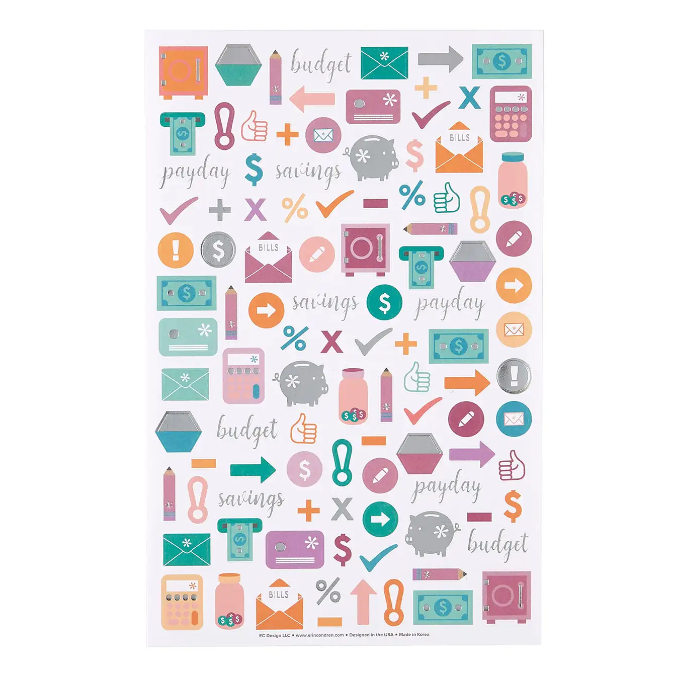 Budget Book Petite Planner - Colourblends Dusk