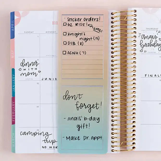 A5 Snap-In Daily Focus Dashboard