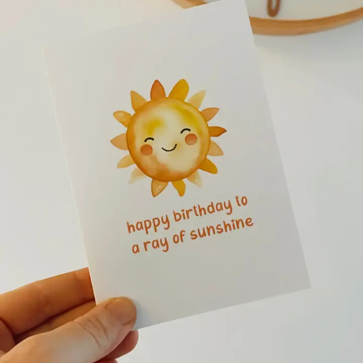 Happy Birthday to a Ray of Sunshine