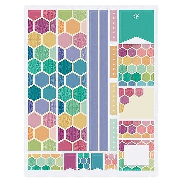 Hexagon Sticker Sheet