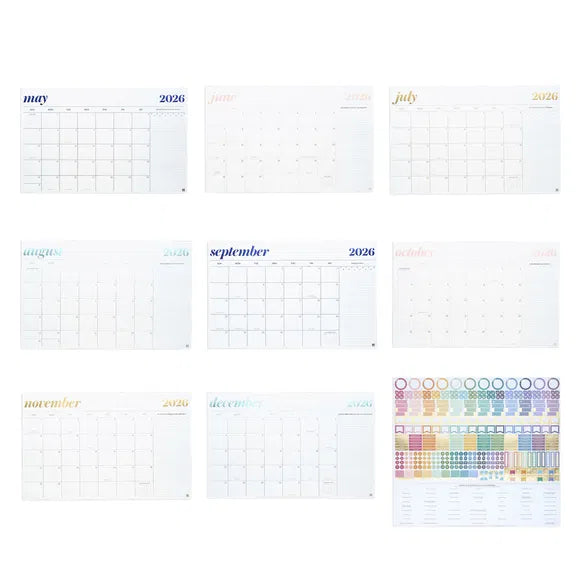Metallic Monthly Deskpad