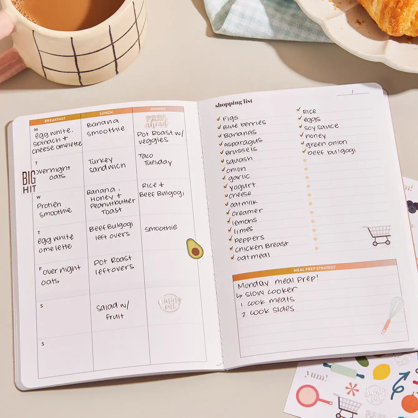Colourblends Shore PetitePlanner Meal Planner