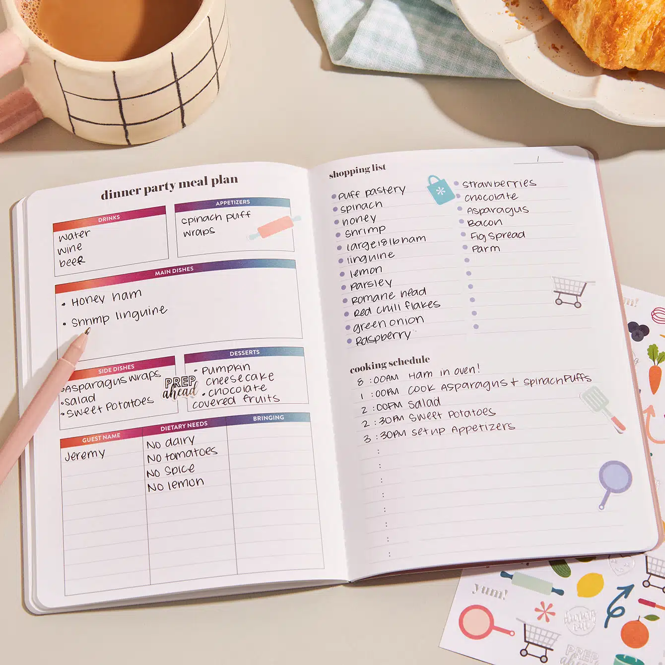Colourblends Shore PetitePlanner Meal Planner