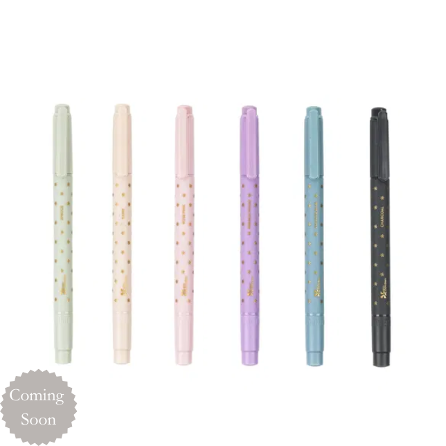 Coming Soon - Pastel Dual-Tip Markers 6-Pack
