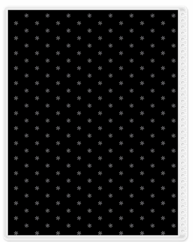 Canvas Black Asterisk Cover 7 x 9