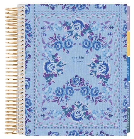 **SPECIAL ORDER** Legacy Petal Point Lapis Blue Monthly Planner - Jan '27 to Dec '27