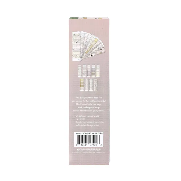 Coming Soon - Bouquet Washi Tape Fan