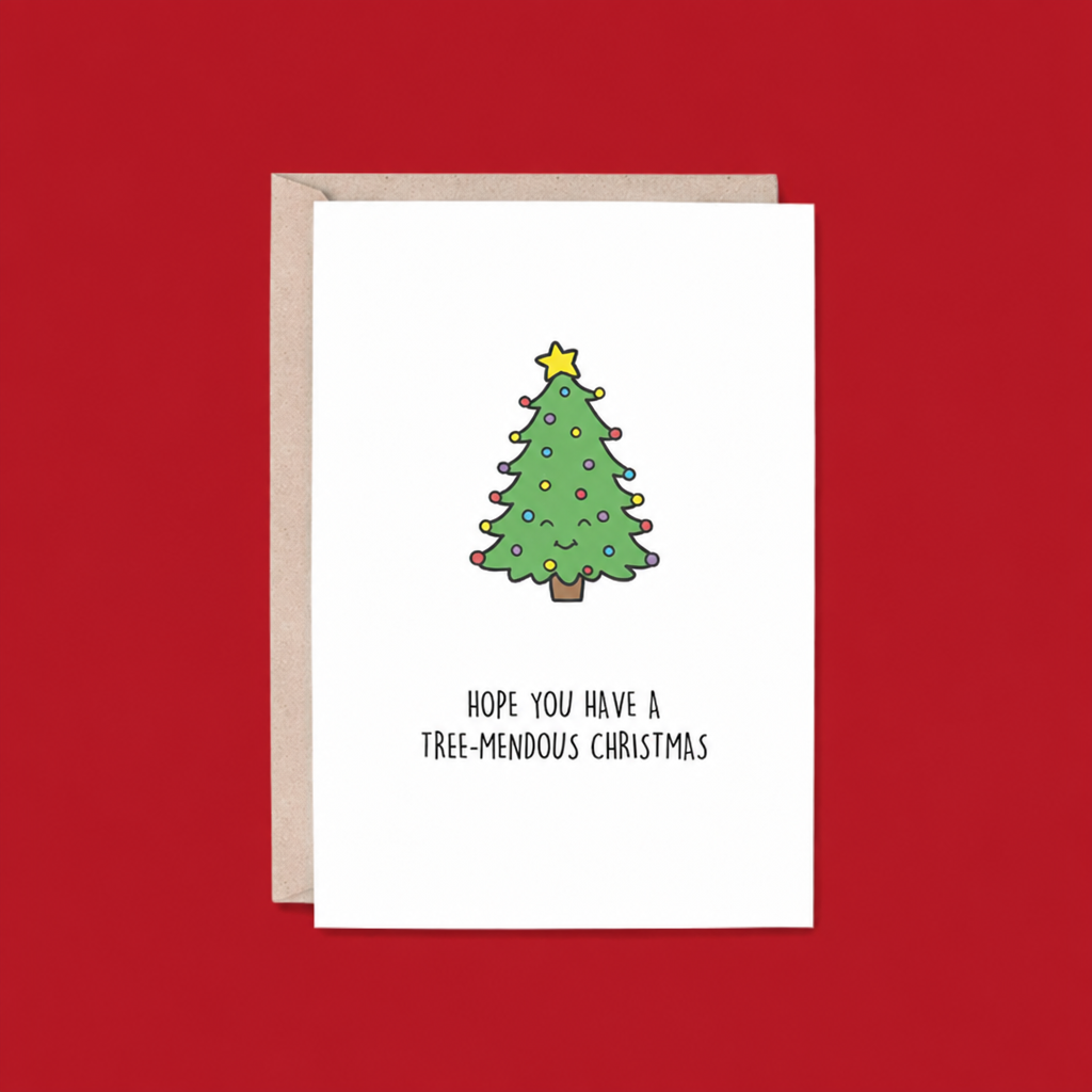 Hope You Have a Tree-Mendous Christmas Card