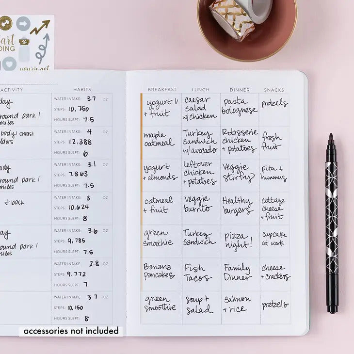 Wellness Log Petite Planner - Colourblends