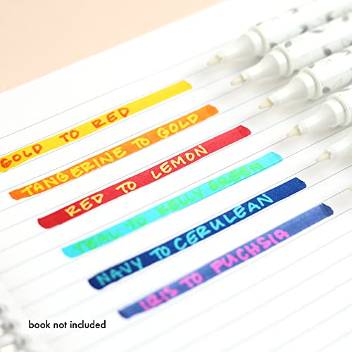 Colour Changing Brush Pens 6-pack