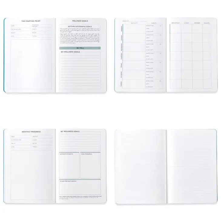 Wellness Log Petite Planner - Colourblends