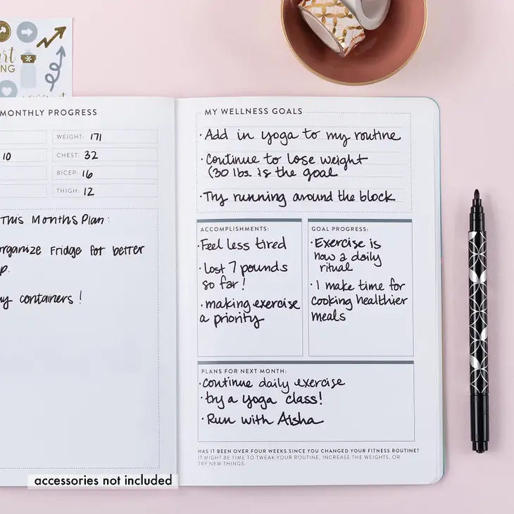 Wellness Log Petite Planner - Colourblends