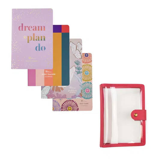 **SPECIAL ORDER** Fuchsia Clear Ultimate PetitePlanner Bundle - [Includes Fuchsia Clear On the Go Folio]