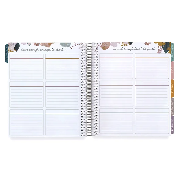 **SPECIAL ORDER** Bold Blooms Hourly LifePlanner™- Jan '25 - Dec '25