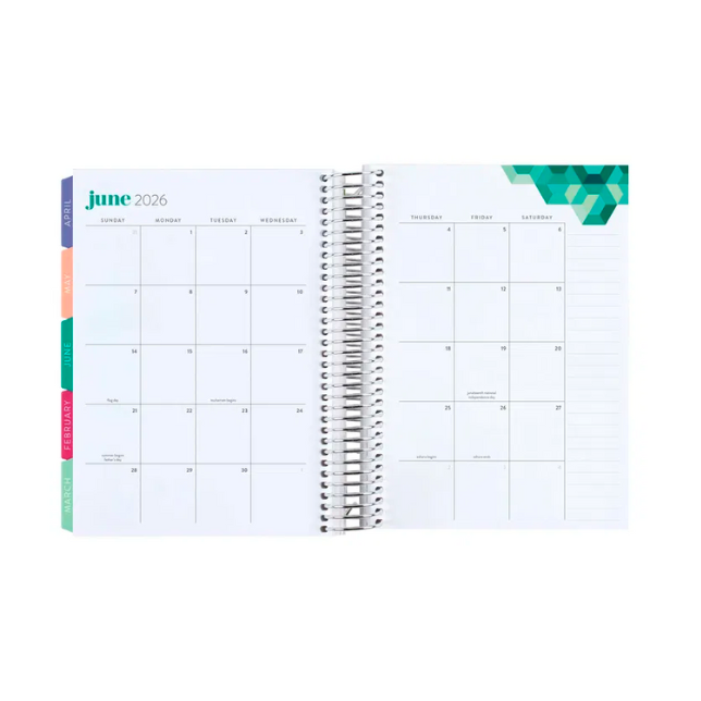 **SPECIAL ORDER** Hexagon A5 Daily LifePlanner™ Duo - Jul '25 to Jun '26