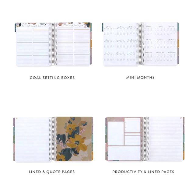 **SPECIAL ORDER** Bold Blooms Vertical LifePlanner™ - Jan '25 - Dec '25