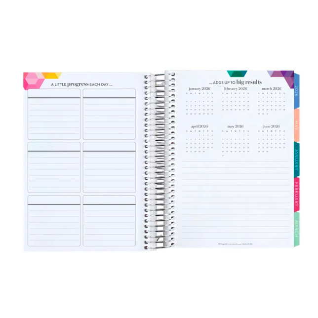 **SPECIAL ORDER** Hexagon A5 Daily LifePlanner™ Duo - Jul '25 to Jun '26