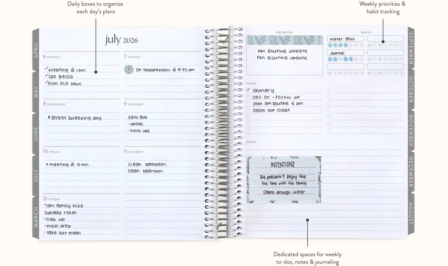 **SPECIAL ORDER** Minimal Dashboard LifePlanner™ - Jul '25 to Jun '26