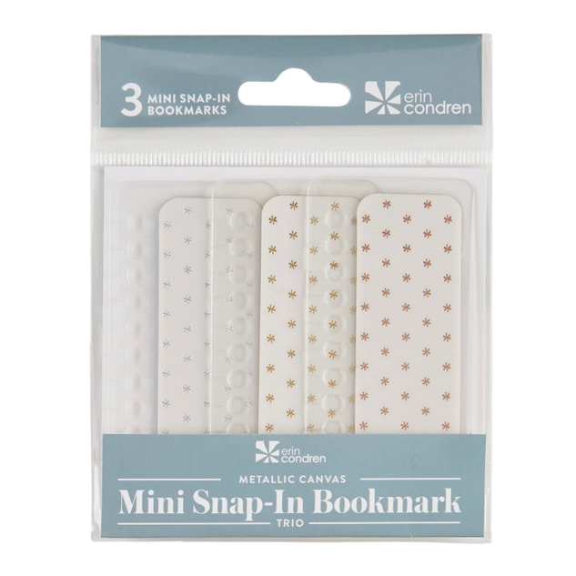 Canvas Mini Snap-In Bookmark Trio