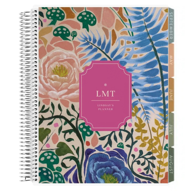 **SPECIAL ORDER** Toile Untamed Garden Horizontal Teacher Lesson Planner- Jan '27 to Dec '27