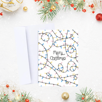 Christmas Lights Christmas Card