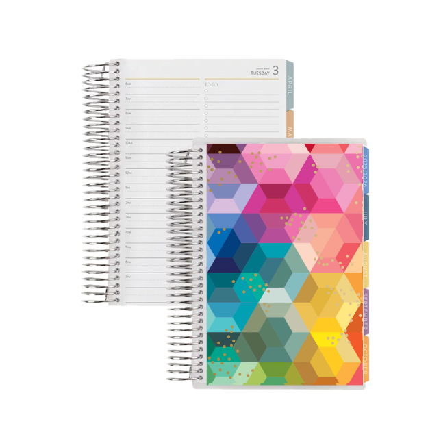 **SPECIAL ORDER** Hexagon A5 Daily LifePlanner™ Duo - Jul '25 to Jun '26
