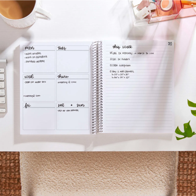 7x9 EttaVee Just Be You Notebook Priorities and Notes