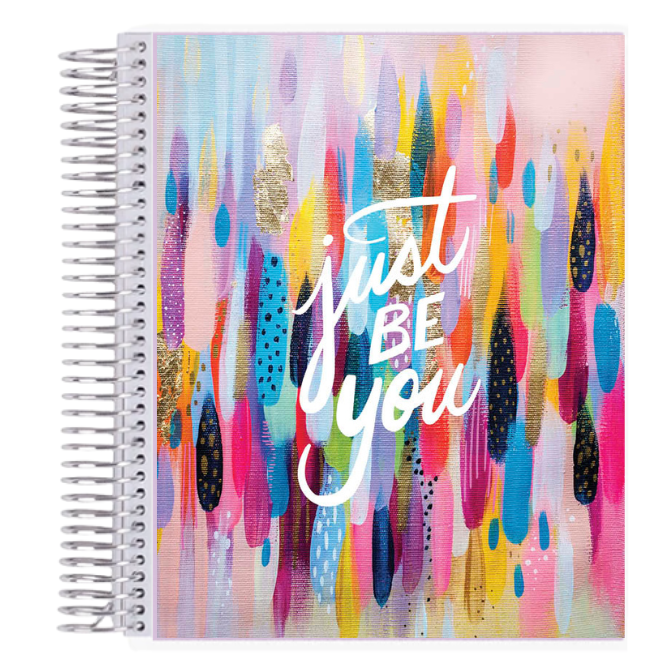 7x9 EttaVee Just Be You Notebook Priorities and Notes