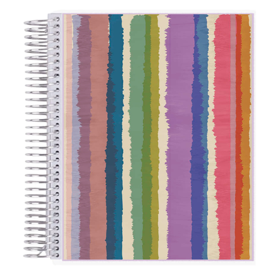 7x9 Tie Dye Notebook Priorities and Notes