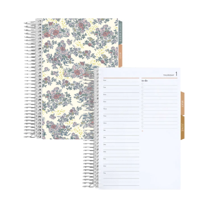 **SPECIAL ORDER** Toile A5 Daily LifePlanner™ Duo - July '26 to June '27