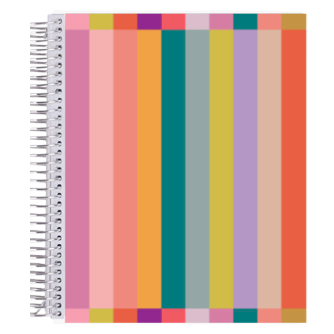 7x9 Tonal Coiled Notebook - Lined