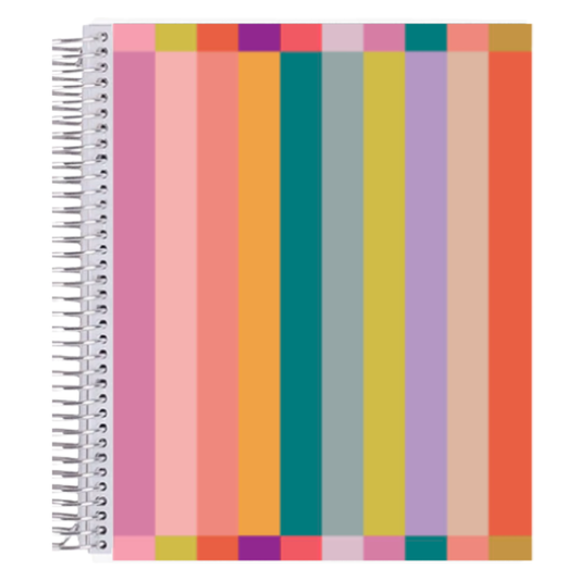 7x9 Tonal Coiled Notebook - Lined