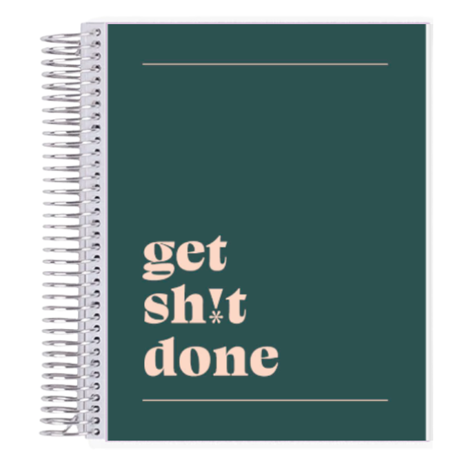 7x9 Get Sh!t Done Coiled Notebook