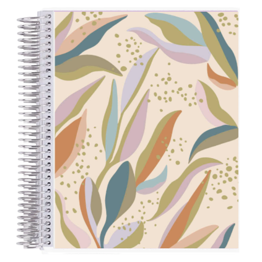 7x9 Playful Palms Coiled Notebook