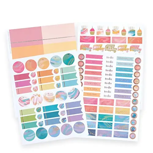 7x9 Assorted LifePlanner™ Sticker Pack - EttaVee