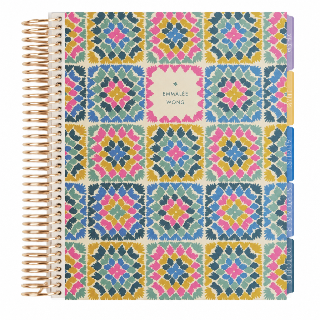 **SPECIAL ORDER** Toile Crochet Bright Monthly Planner - Jan '27 to Dec '27