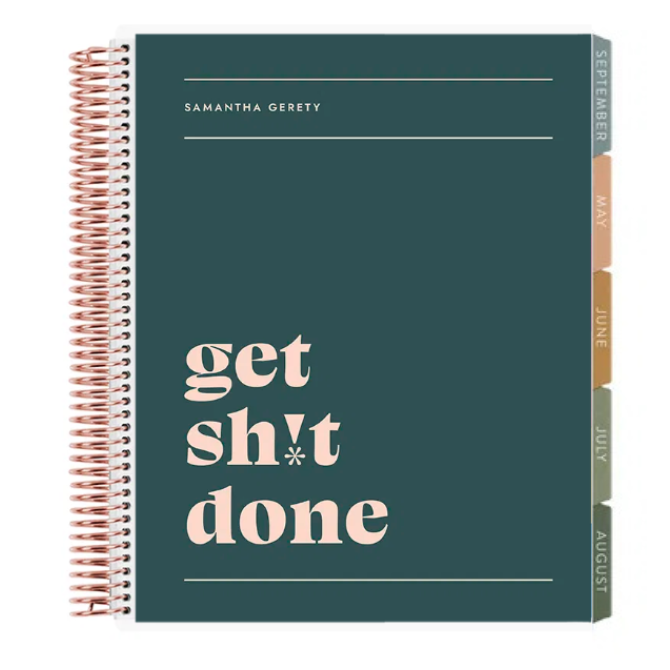 **SPECIAL ORDER** Toile Done Horizontal Teacher Lesson Planner- Jan '27 to Dec '27