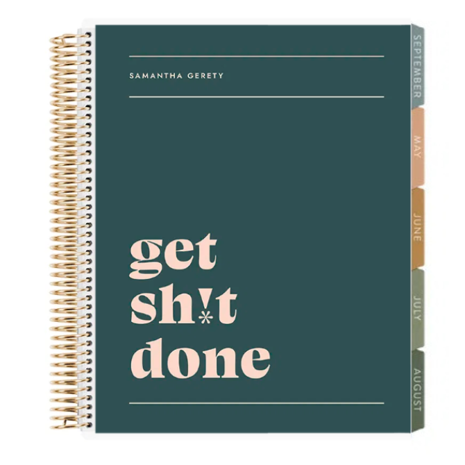 **SPECIAL ORDER** Toile Done Horizontal Teacher Lesson Planner- Jan '27 to Dec '27