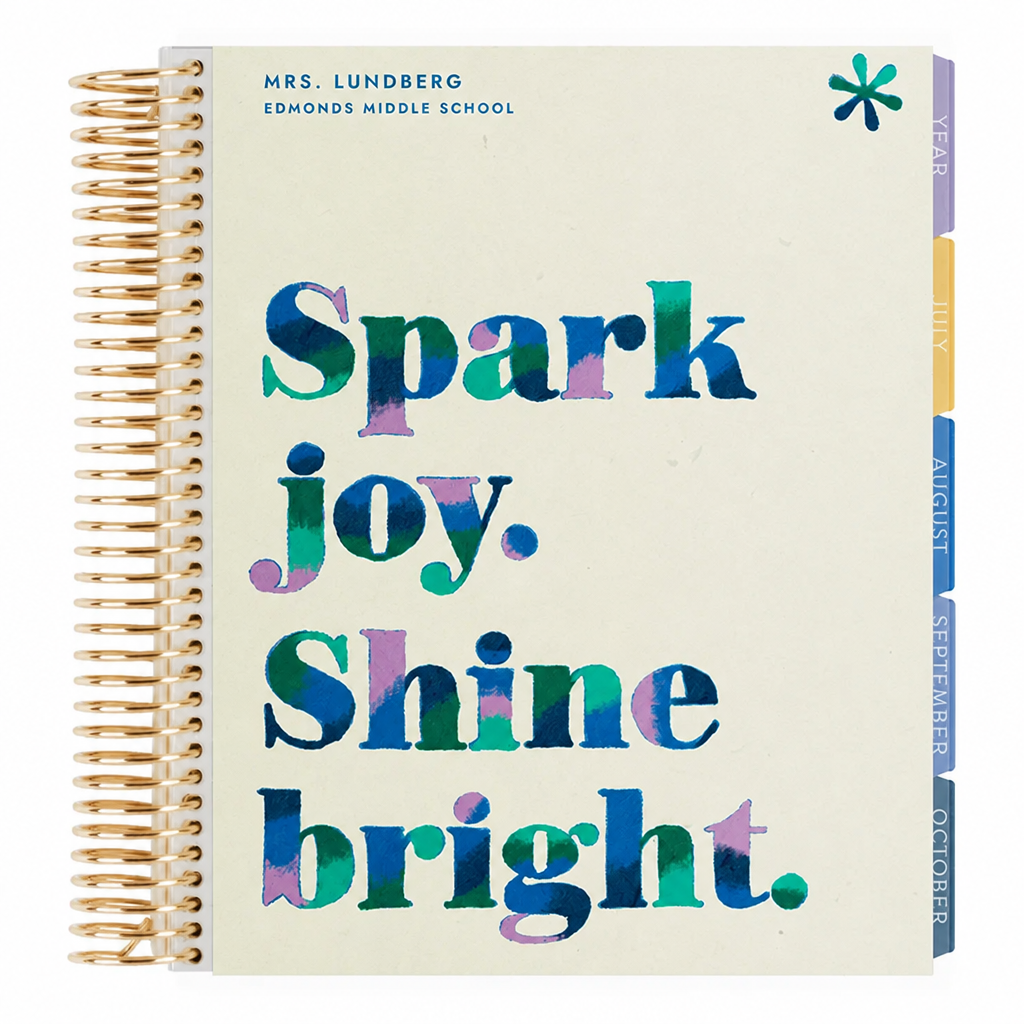 **SPECIAL ORDER** Toile Chromatic Inspiration Bright Monthly Planner - Jan '27 to Dec '27