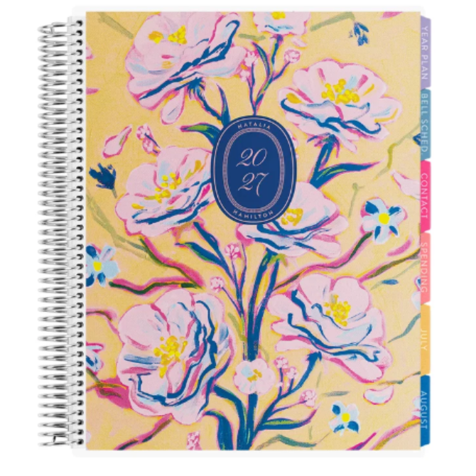 **SPECIAL ORDER** Toile Bold Florals Monthly Planner - Jan '27 to Dec '27