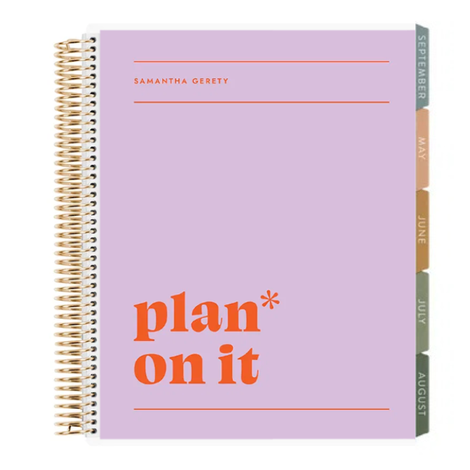 **SPECIAL ORDER** Toile Plan on It Horizontal Teacher Lesson Planner- Jan '27 to Dec '27 (Copy)