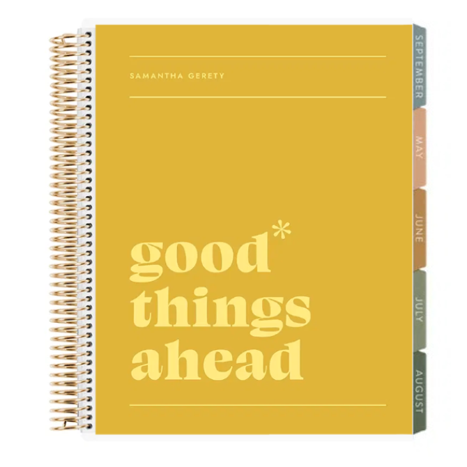 **SPECIAL ORDER** Toile Good Things Horizontal Teacher Lesson Planner- Jan '27 to Dec '27